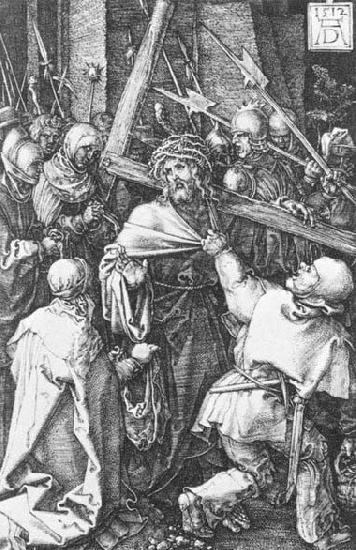 Albrecht Durer Bearing of the Cross France oil painting art